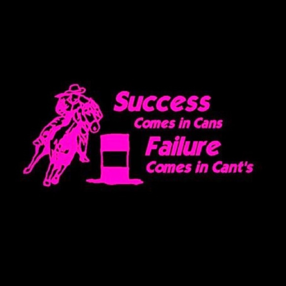 Barrel Racing Decal Window, Auto, Cowgirl Riding